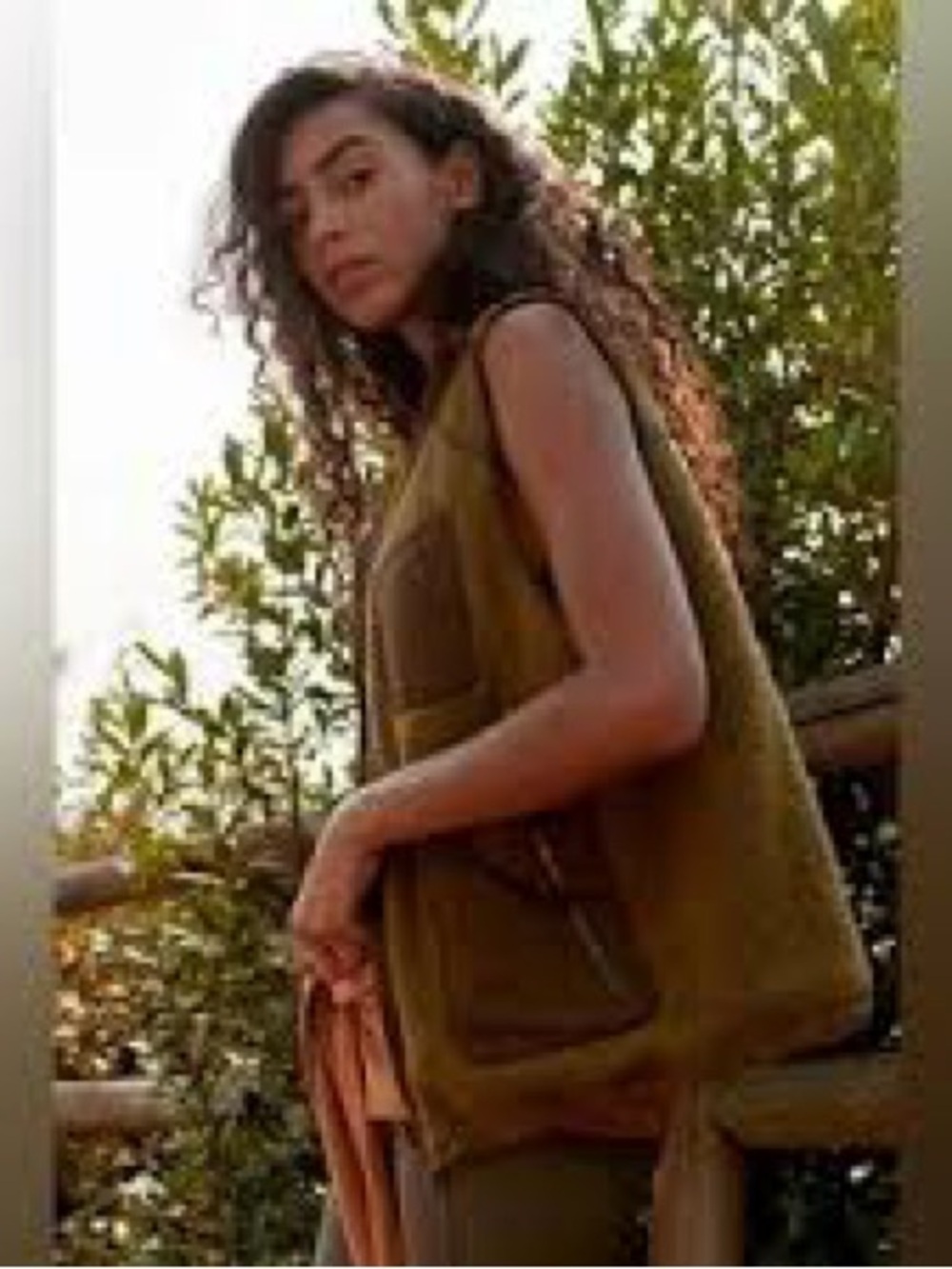 Olive Green Women's Reversible Vest